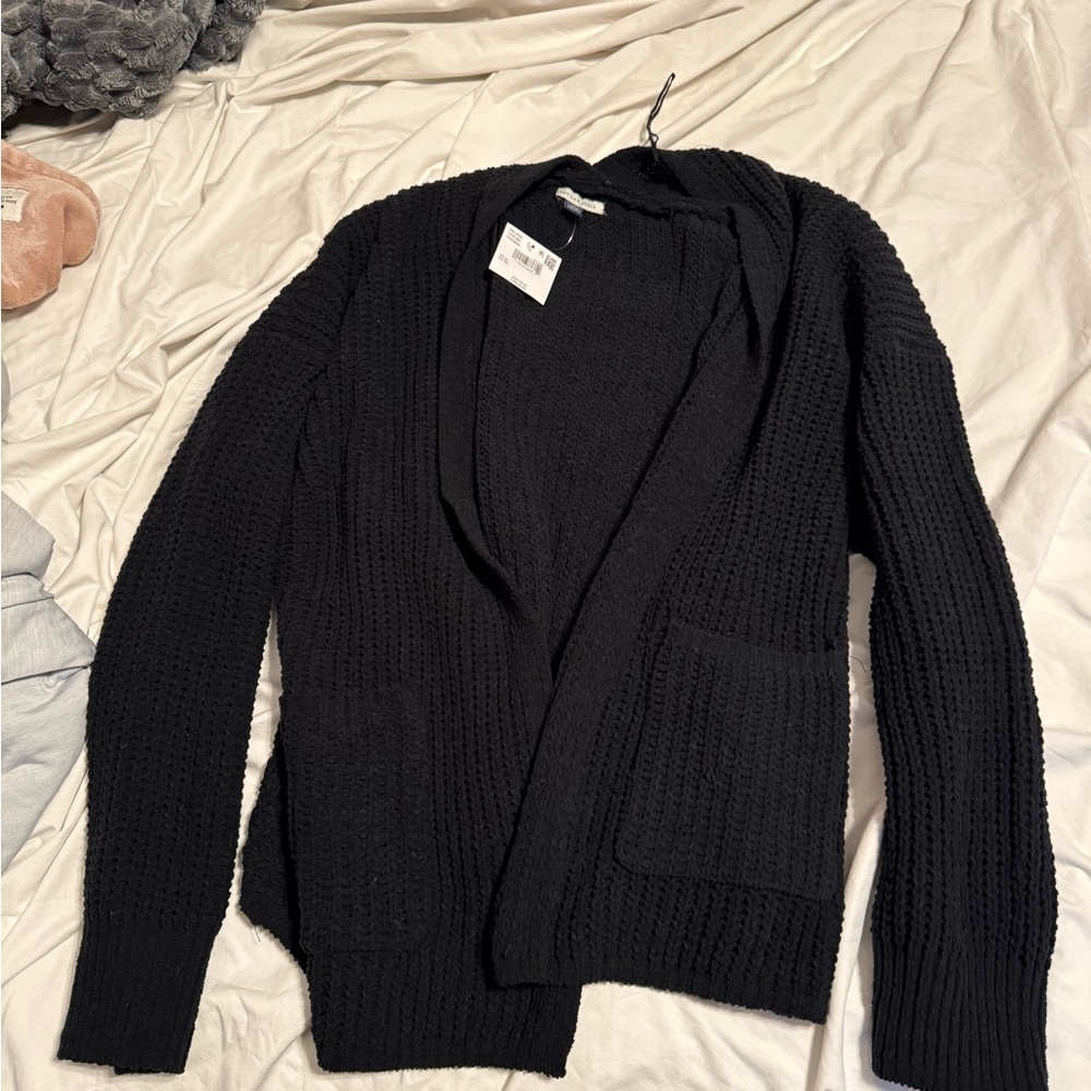 American Eagle Outfitters Black Cardigan Sweater